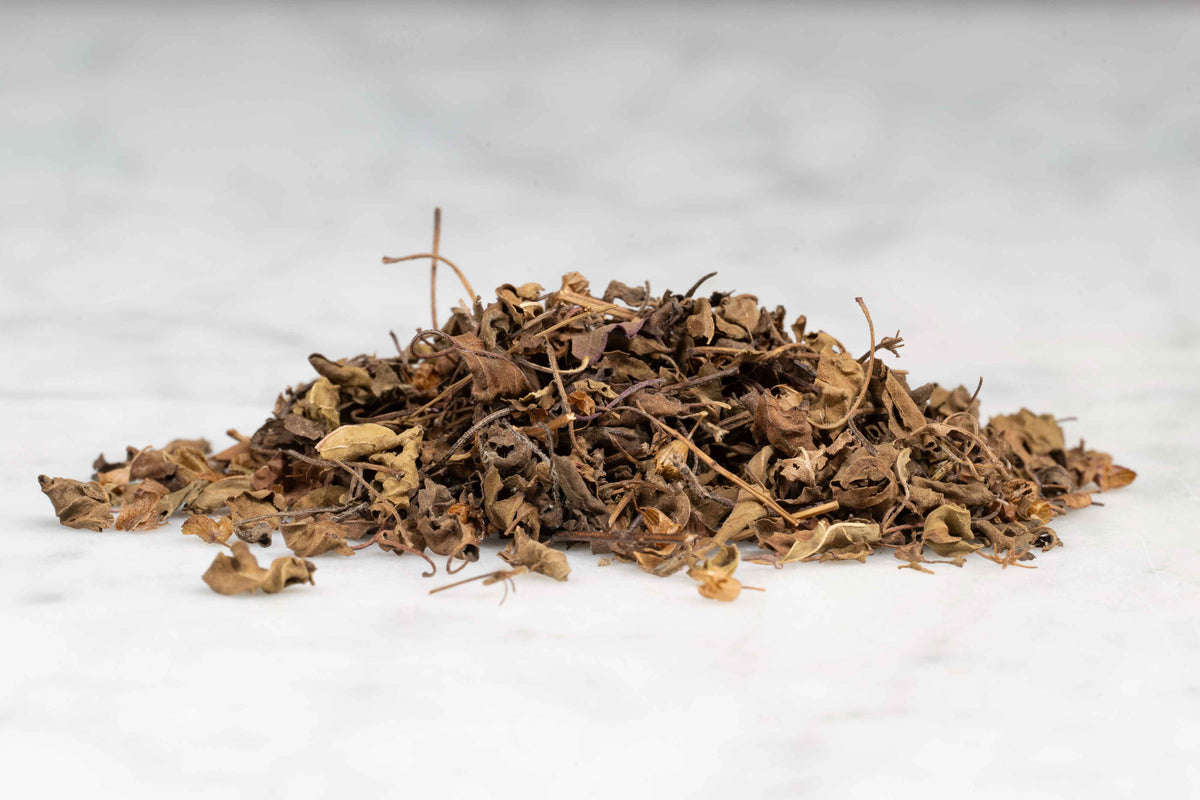Organic holy basil leaves