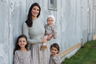 mom with three daughters
